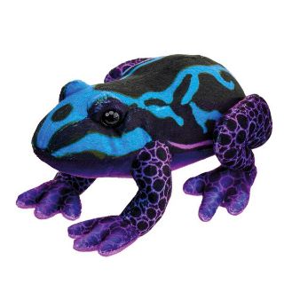 Obrázek z Žába modro-černá plyš 13cm 